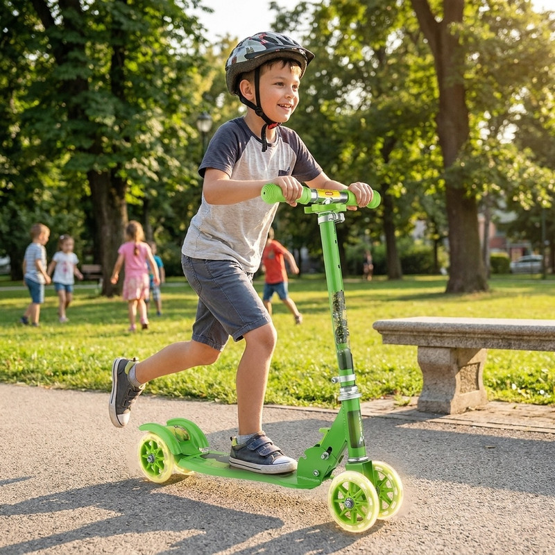 اسکوتر کودک رجال مدل 4 Wheel کد 2026 ظرفیت وزنی 80 کیلوگرم