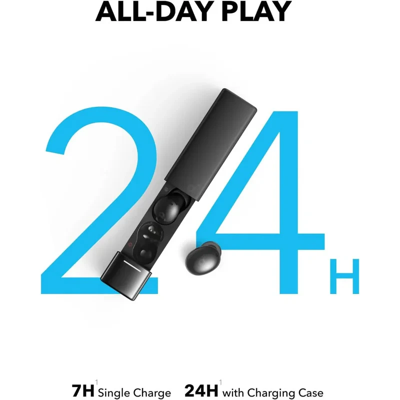 هدفون بلوتوثی انکر مدل A30i با نویز کنسلینگ فعال (ANC)، درگاه شارژ USB Type-C، دارای 4 میکروفون داخلی، مقاوم در برابر گرد و غبار
