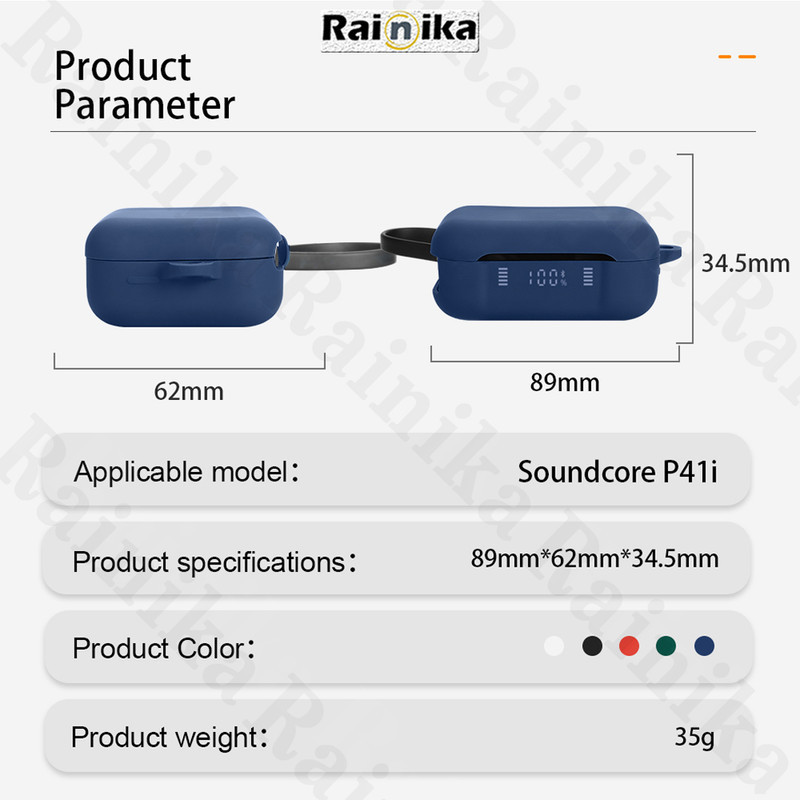 کاور رینیکا مدل P41 i مناسب برای کیس هدفون بی سیم انکر Anker Soundcore P41i