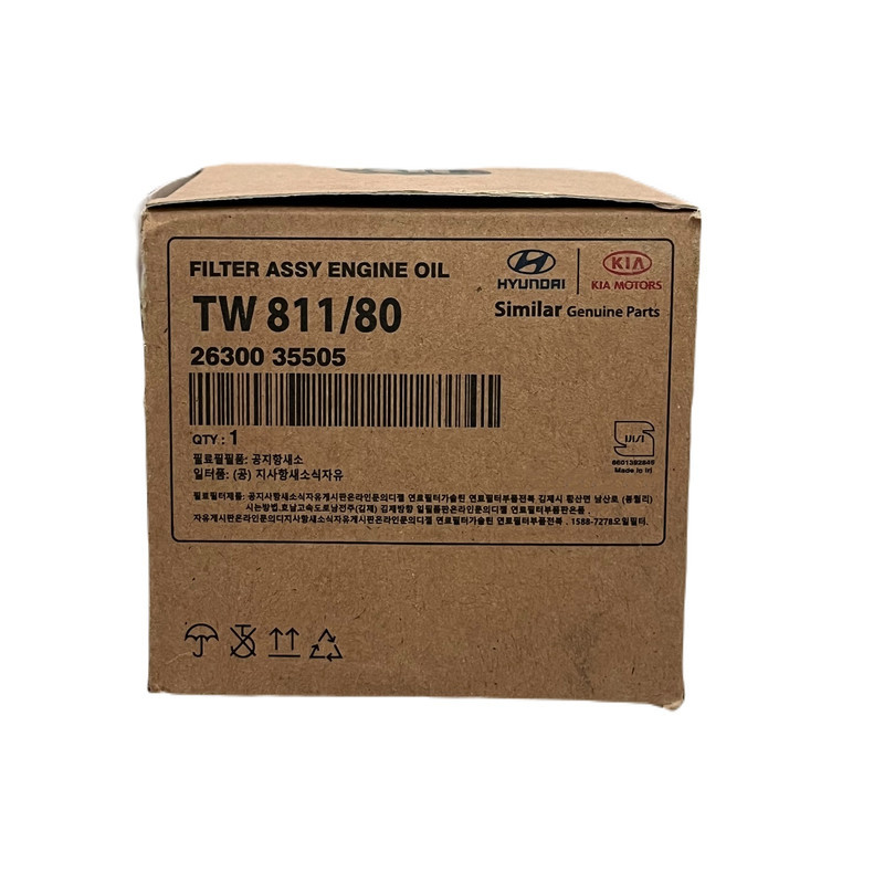 فیلتر روغن خودرو تام مدل TW 81180 مناسب برای هیوندای سوناتا