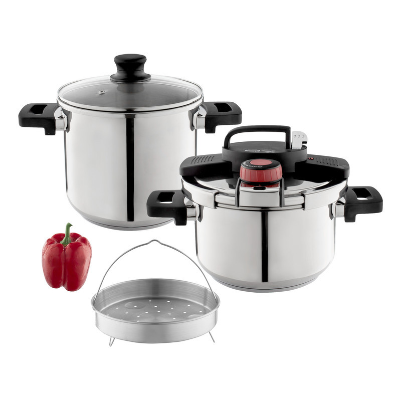 زودپز دوقلو برلین مدل BG-1193PC گنجایش 5 و 7 لیتر