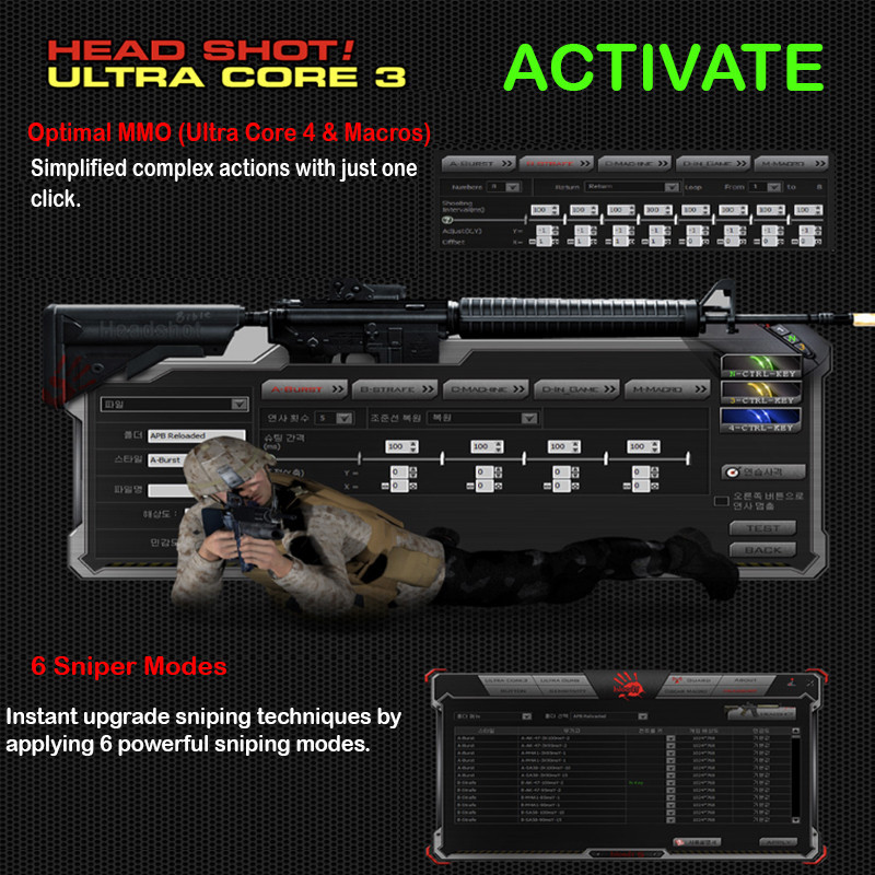 ماوس گیمینگ بلادی مدل A7O_RGB_ACTIVATED