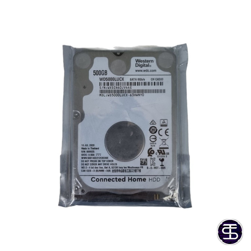 هارد دیسک اینترنال وسترن دیجیتال مدل WD5000BPKT ظرفیت 500 گیگابایت