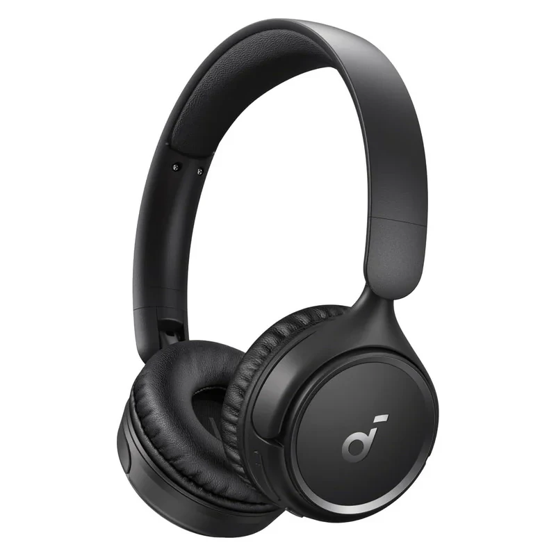 هدفون بلوتوثی انکر مدل Soundcore H30i بدون قابلیت نویز کنسلینگ، درگاه شارژ USB Type-C، دارای میکروفون داخلی با کیفیت بالا، مجهز به فناوری BassUp، مقاومت در برابر رطوبت و عرق