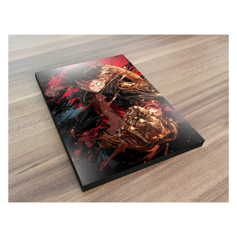 تابلو شاسی گوفی مدل لوفی انیمه وان پیس طرح One Piece Luffy کد RFD53