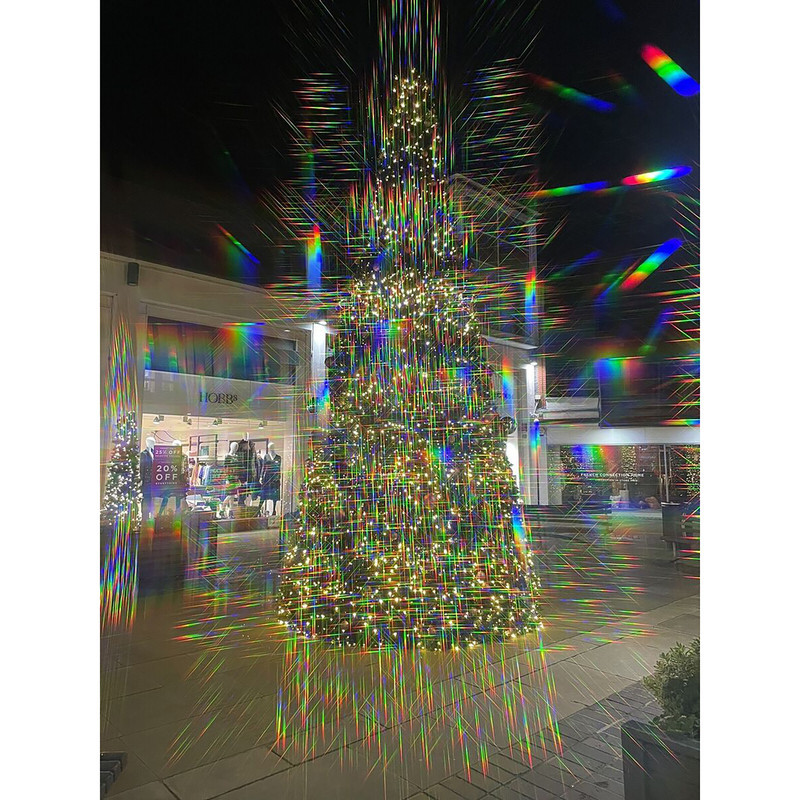 فیلتر لنز کنکو مدل COLORED DIFFRACTION STAR CROSS RAINBOW-52MM