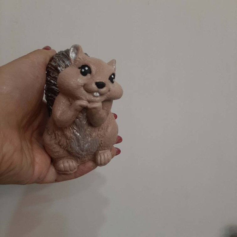 مجسمه مدل بلوط و سنجاب بسته 3 عددی