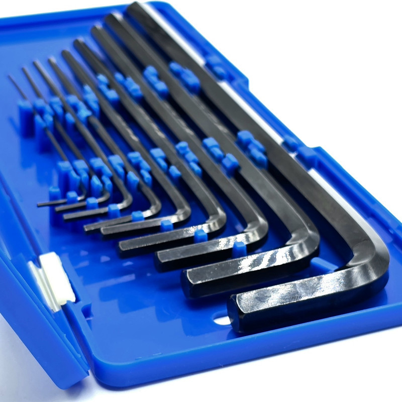 آچار آلن بلند ای زد دی مدل جعبه دار کد CR-V-9PCS مجموعه 9 عددی