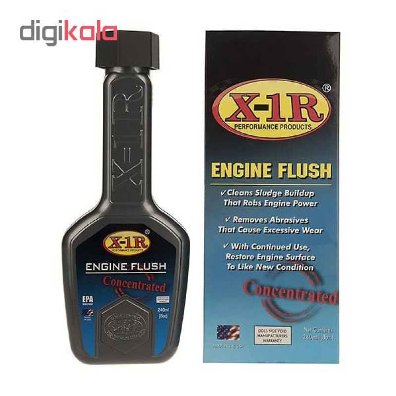 مکمل روغن موتور خودرو X-1R مدل Eng.Fl حجم 240 میلی لیتر بسته 3 عددی