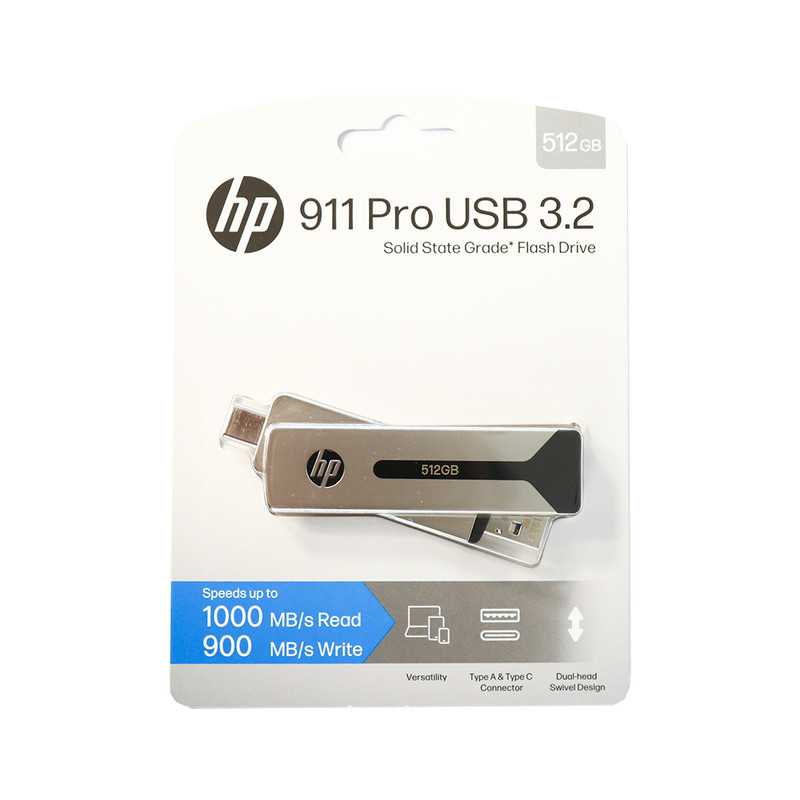 اس اس دی اکسترنال اچ‌ پی مدل 911PRO ظرفیت 512 گیگابایت رابط USB 3.2 Gen2