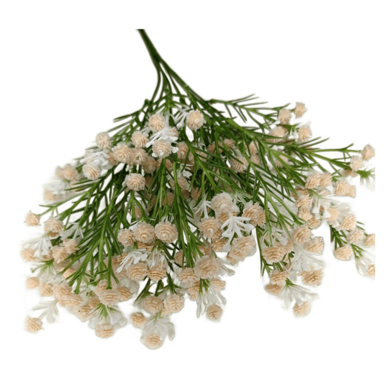 گل مصنوعی ژیپسوفیلا کد 02، پلاستیکی، ابعاد 20×20×34 سانتی‌متر، وزن 50 گرم