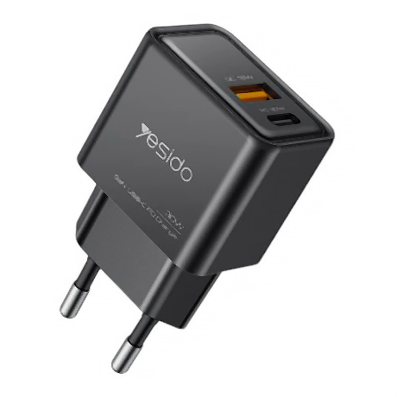 شارژر دیواری 30 وات 2 پورت یسیدو مدل YC64