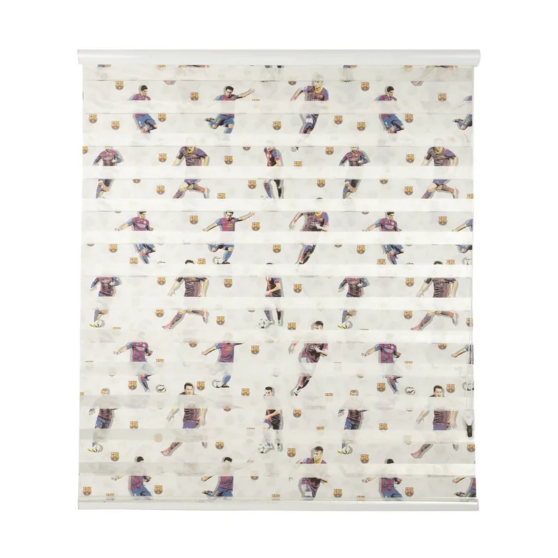 پرده زبرا زیو طرح barca سایز 180 × 140 سانتی‌ متر