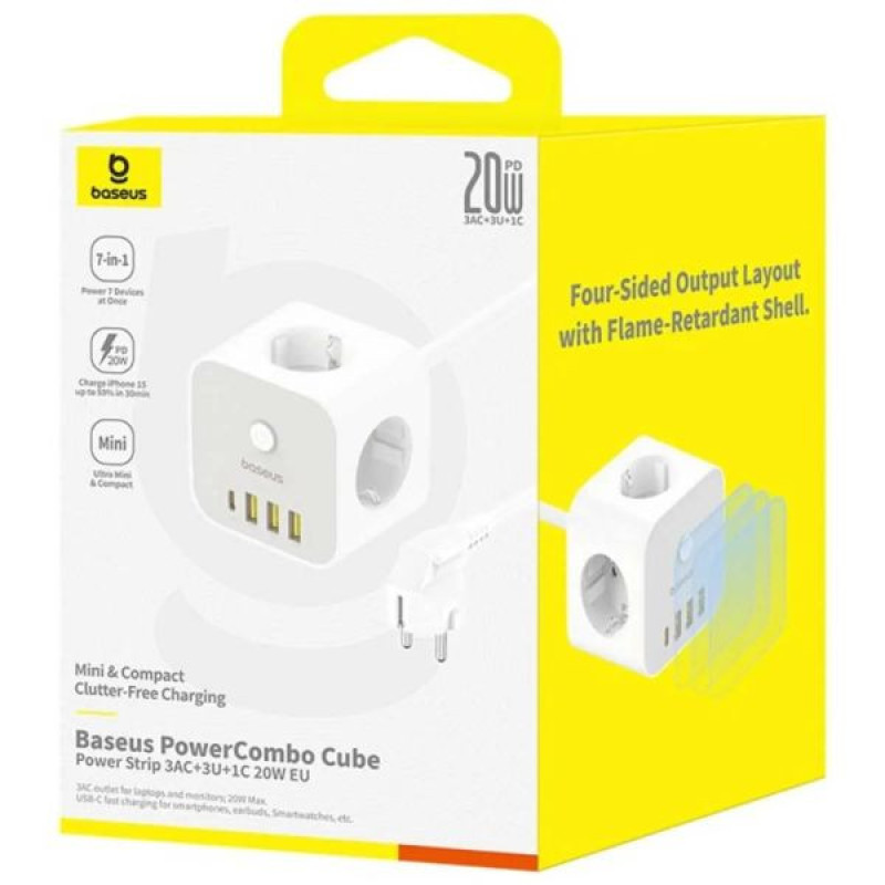 چندراهی برق بیسوس مدل PowerCombo Cube