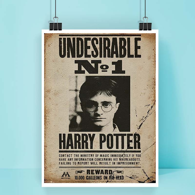 پوستر کارنيکا طرح هری پاتر Harry Potter کد 96552 مجموعه 8 عددی