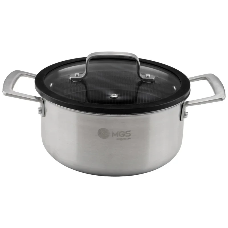 قابلمه استیل ام جی اس مدل کف لیزری PS3120 سایز 16