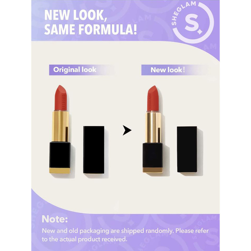 رژ لب جامد شیگلم مدل Matte Allure شماره 14
