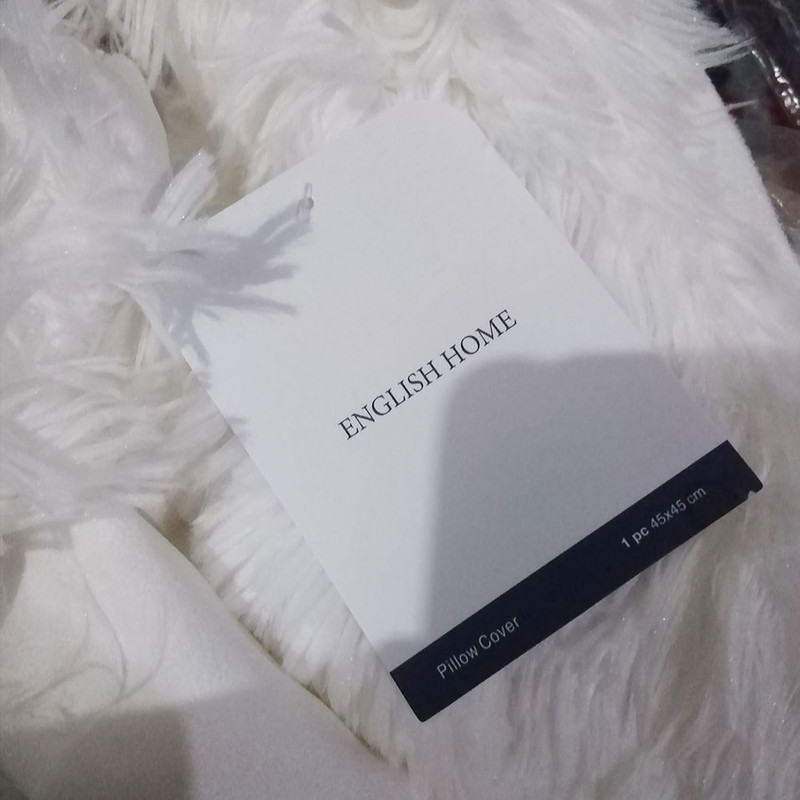 کاور کوسن انگلیش هوم مدل Fluffy Peluş G