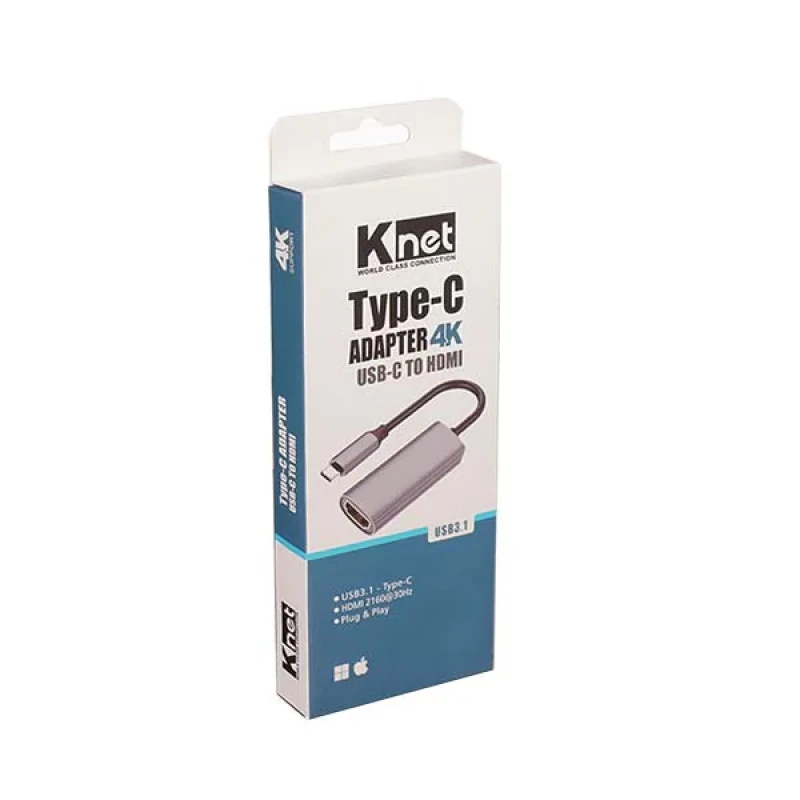 مبدل USB-C به HDMI کی نت مدل K-COCMHD02