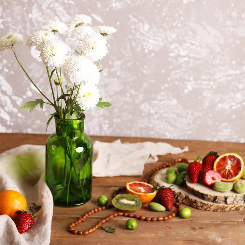 گلدان دکوری شیشه‌ای رویال مجموعه 2 عددی، ابعاد 10×10×20 سانتی‌متر، وزن 200 گرم