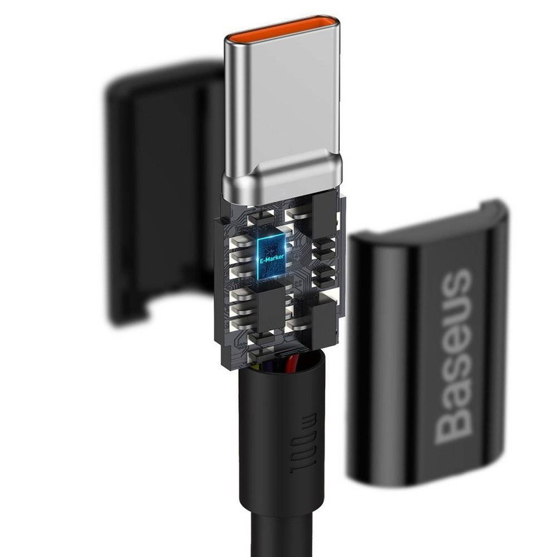 کابل USB-C به USB-C باسئوس مدل Superior-100W طول 1 متر