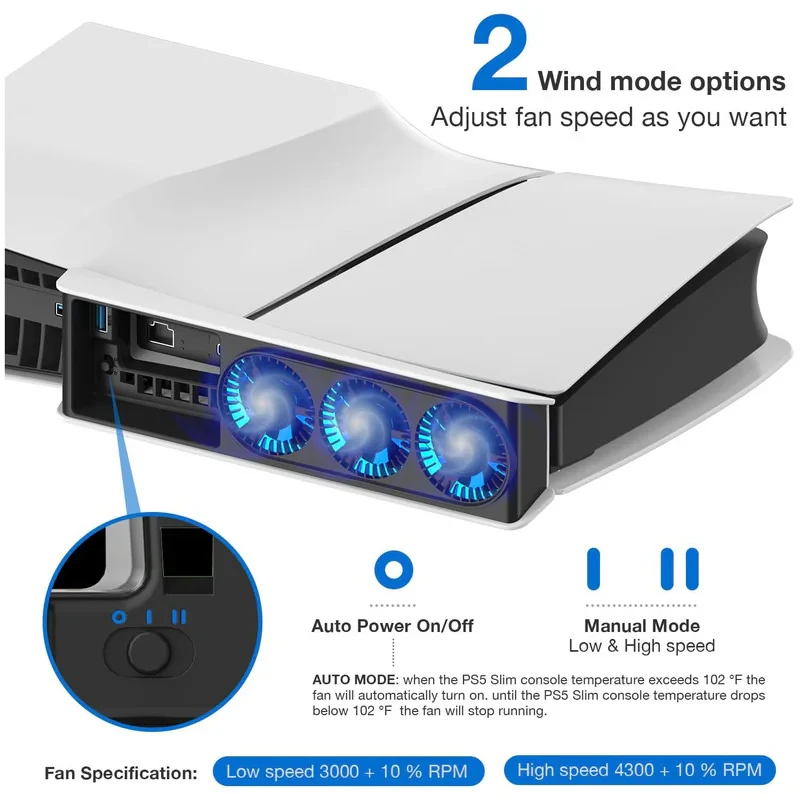 خنک کننده پلی استیشن 5 مدل IINE L960