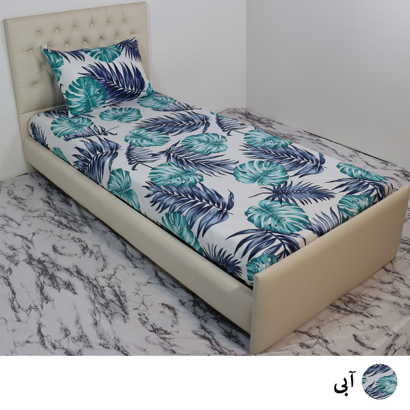 ملحفه آرین مدل روانداز طرح هاوایی یک نفره سایز 140x240 سانتی متر