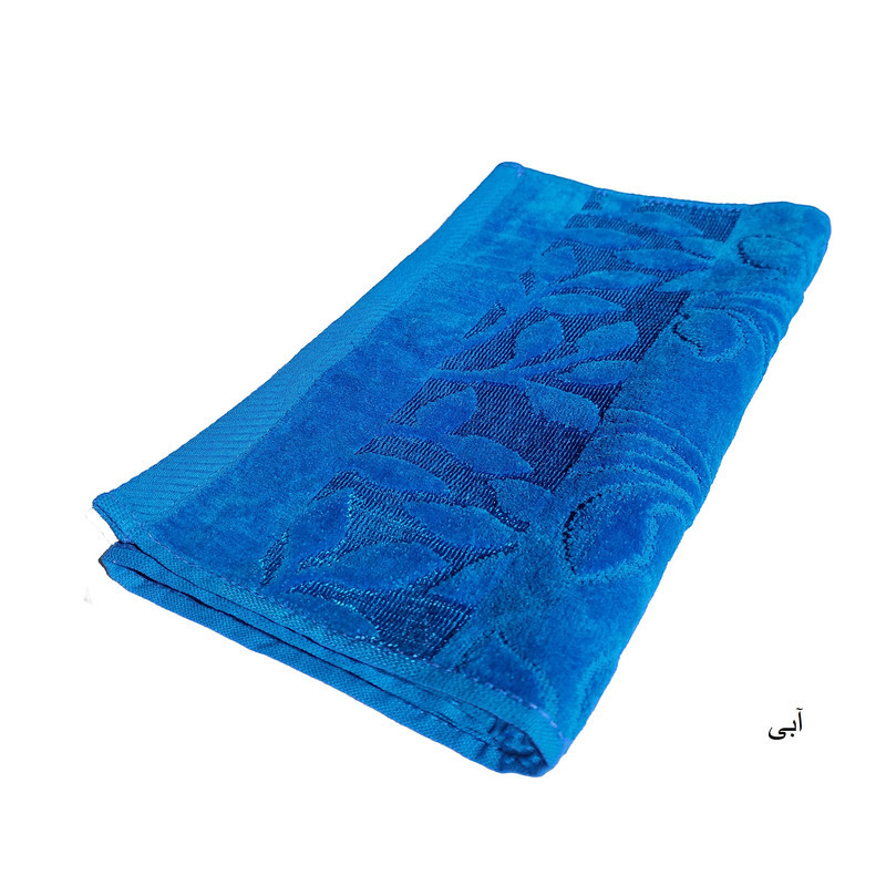 حوله دستی ارغوان مدل یاپراق سایز 80x40 سانتی متر