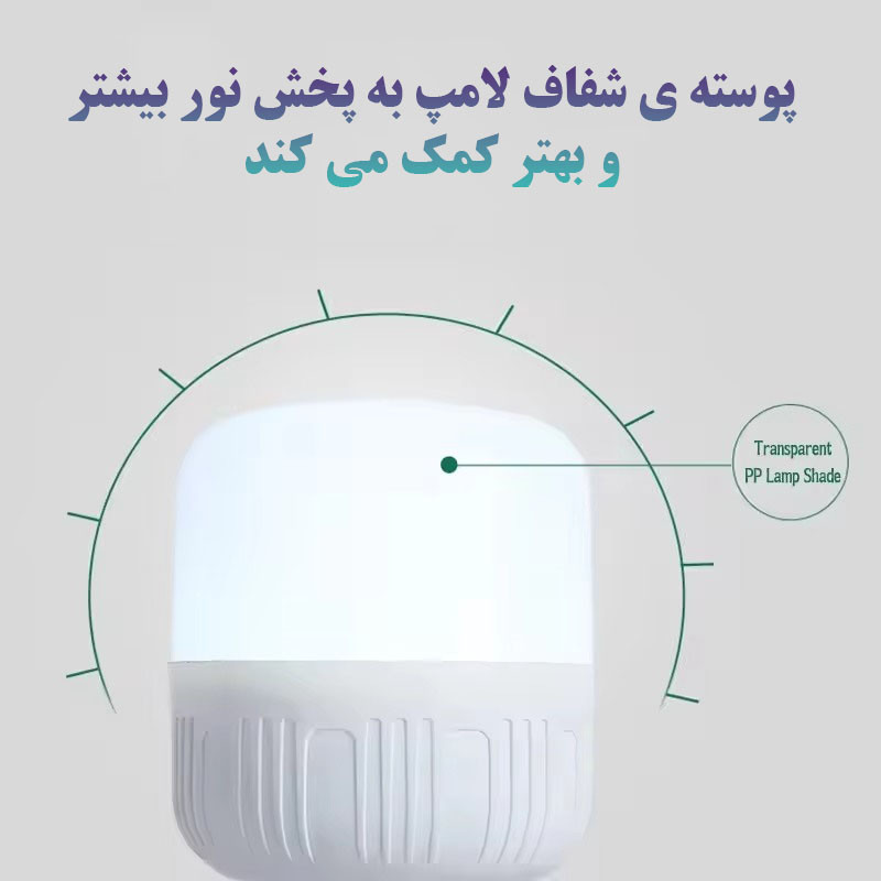 چراغ اضطراری مدل شارژی کد HT-966 40W