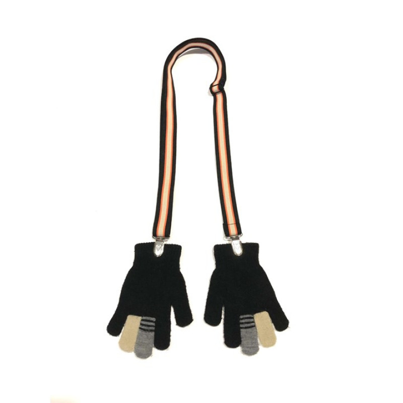 گیره لباس لوفایبر مدل گیره نگهدارنده دستکش بچگانه-60cm مجموعه 2 عددی