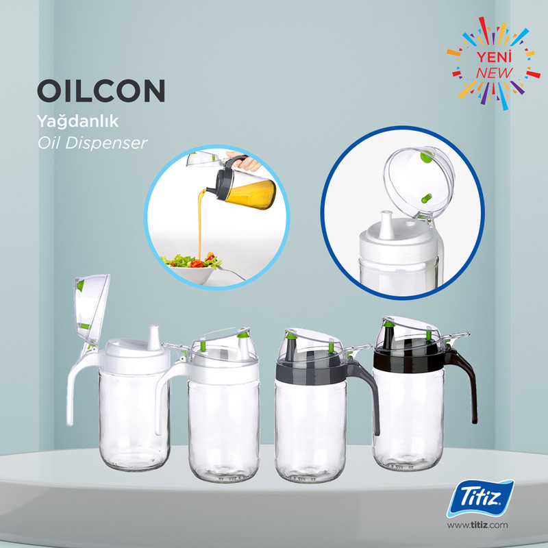 ظرف روغن تیتیز مدل OILCON کد KC-345