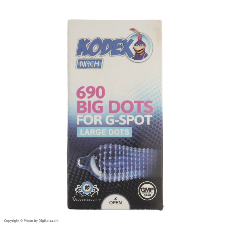 کاندوم ناچ کدکس مدل Big Dots بسته 10 عددی به همراه کاندوم ناچ کدکس مدل Delay بسته 10 عددی