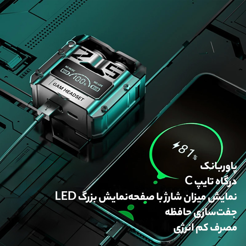 هدفون بلوتوثی مدل M25 newest
