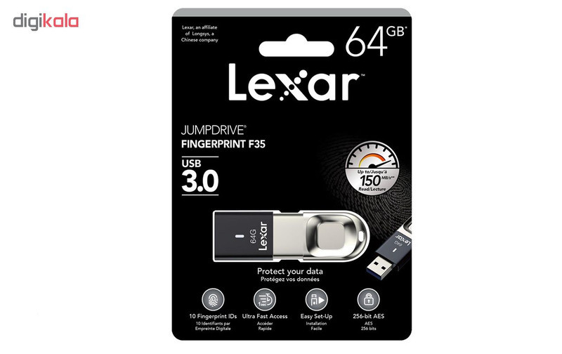 فلش مموری لکسار مدل Jumpdrive F35 ظرفیت 64 گیگابایت