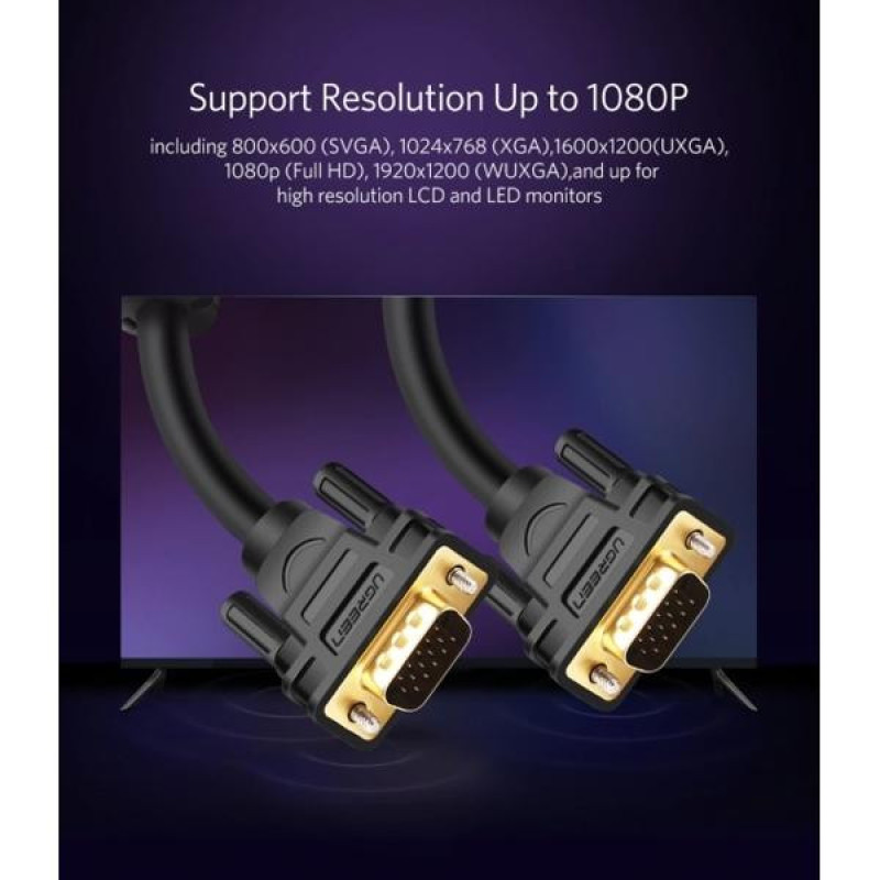 کابل VGA یوگرین مدل VG101-11633 طول 10متر