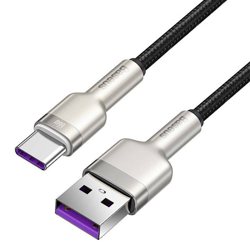 کابل تبدیل USB به USB-C بیسوس مدل CAKF000201 66W طول 2 متر
