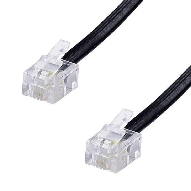 کابل تلفن مدل MM طول 1 متر بسته 3 عددی