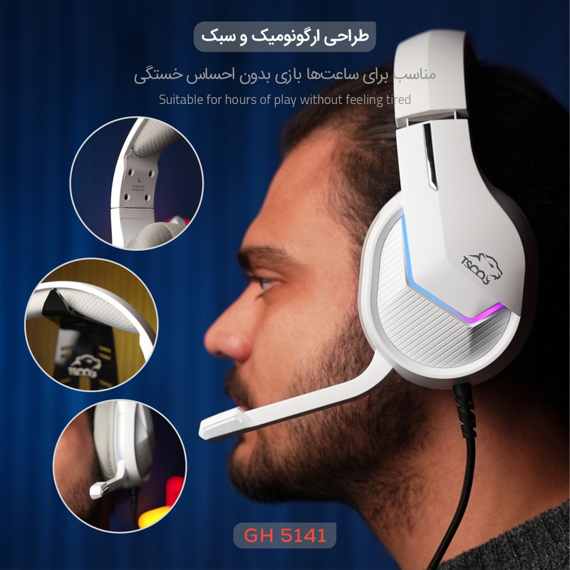 هدست گیمینگ تسکو مدل GH 5141 Zonyx RGB