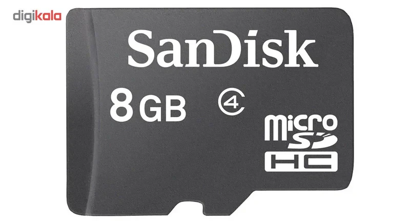 کارت حافظه microSDHC سن دیسک کلاس 4 ظرفیت 8 گیگابایت