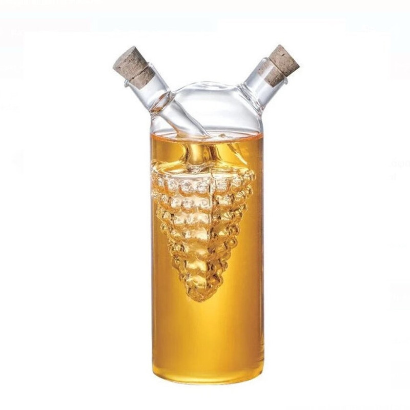 ظرف روغن مدل 300ml دو مخزنه طرح انگور کد DGQ51302002