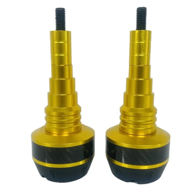 پروتکشن بدنه موتور سیکلت وارون مدل گوشکوبی طرح کربن کد B-47-GLD بسته 2 عددی
