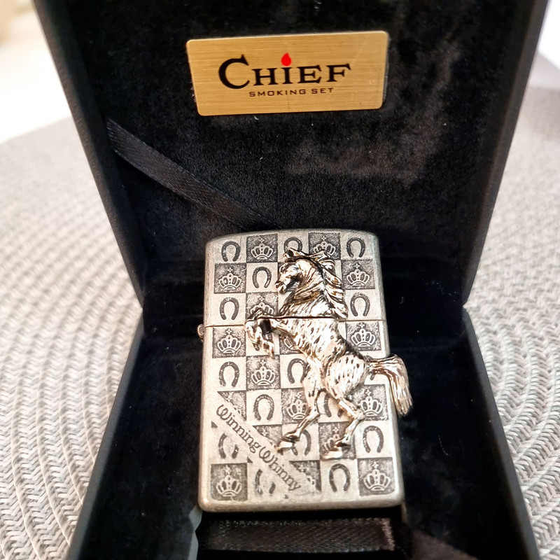 فندک چیف طرح برجسته اسب
