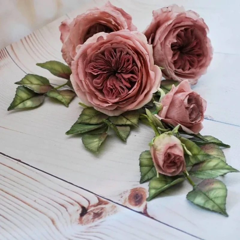 ابزار تزیین کیک بهگز مدل گل رز مجموعه 9 عددی