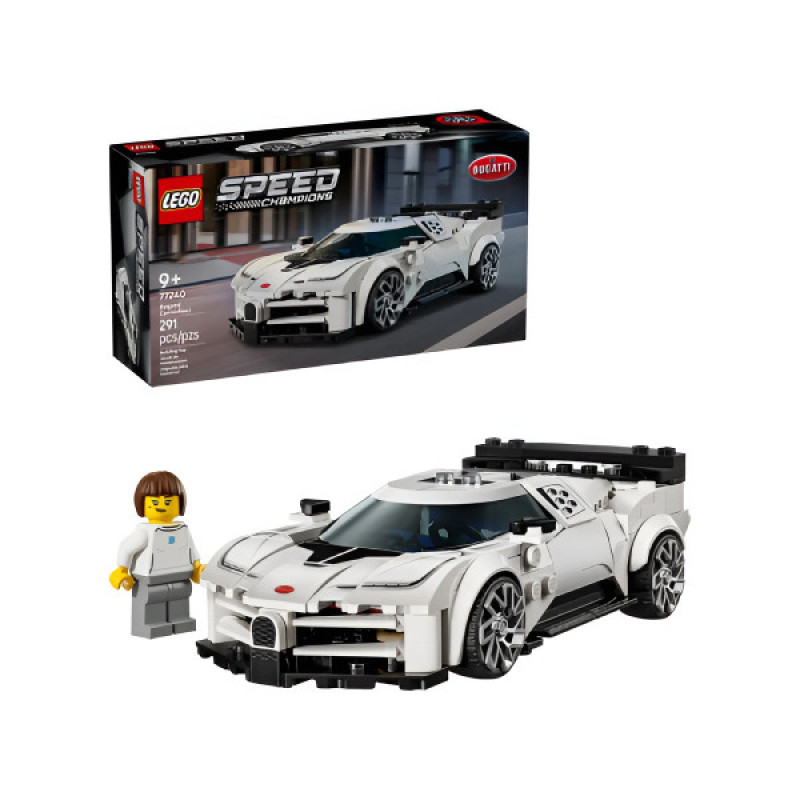 لگو 291 تکه سری Speed Champions مدل Bugatti Centodieci Hyper Sports Car کد 77240
