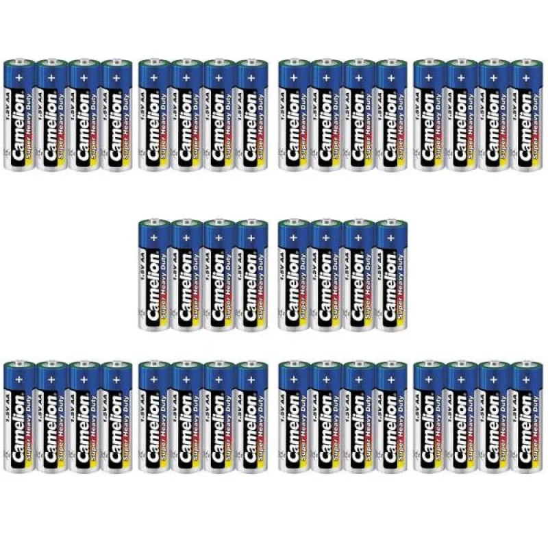 باتری قلمی کملیون  مدل Super Heavy Duty بسته 40 عددی