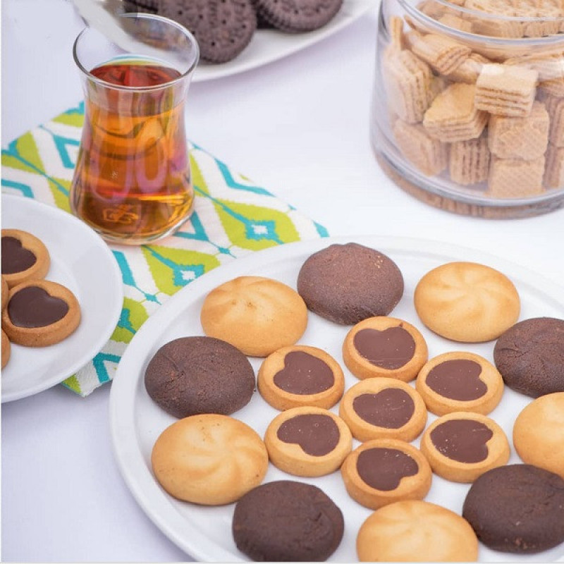 کاتر شیرینی پزی به گز مدل قلبی مجموعه 2 عددی