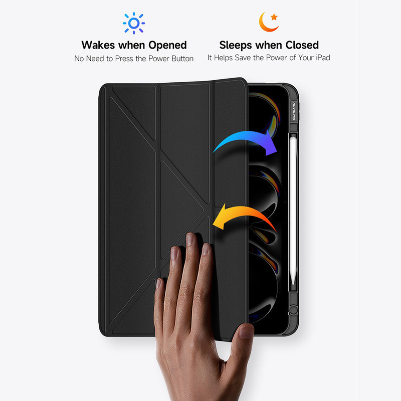 کیف کلاسوری دوکس دوکیس مدل MAGI مناسب برای تبلت اپل iPad Air 13 Inch 20242025 , iPad Pro 12.9 Inch 202020212022