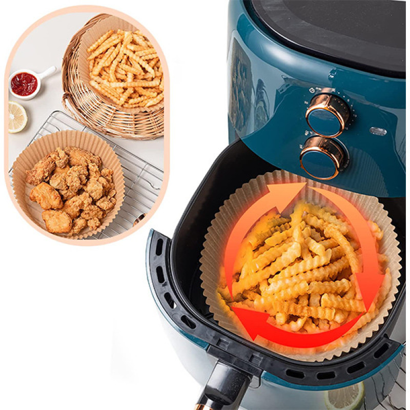 ورق نسوز شیرینی‌ پزی مدل Air Fryer Pad Paper بسته 50 عددی