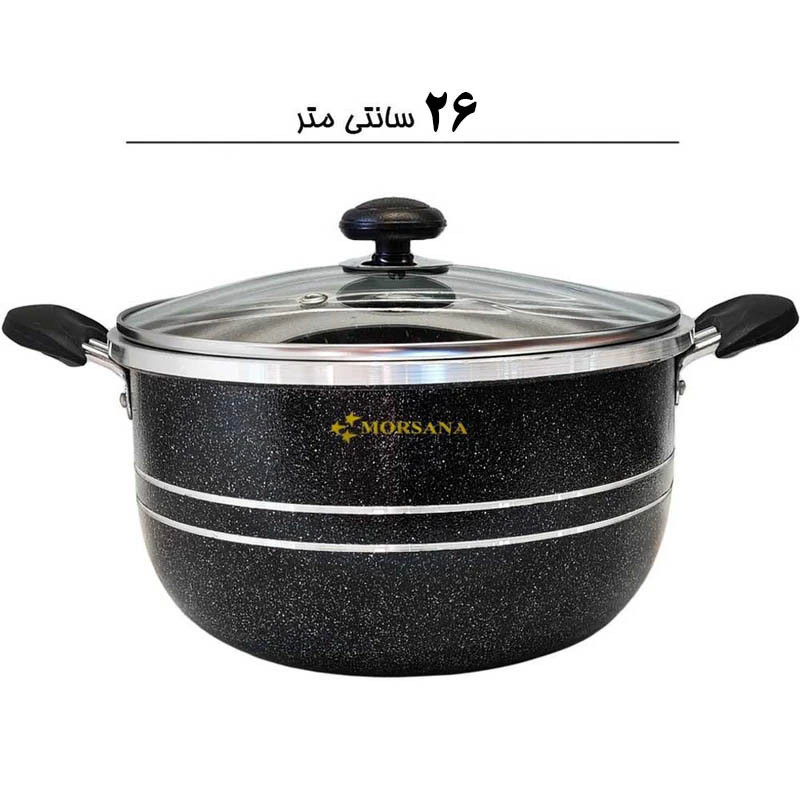 سرویس قابلمه گرانیتی ۶ پارچه مرسانا مدل M262422