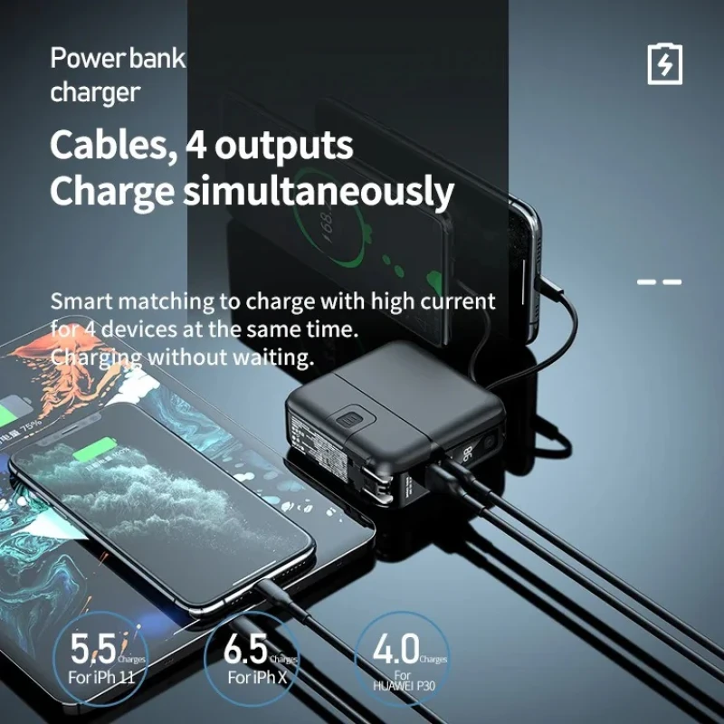 پاوربانک ریمکس مدل Infinity All in one - AC charger-RPP-20 ظرفیت 15000 میلی آمپرساعت
